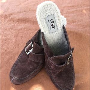 UGG shoe heel